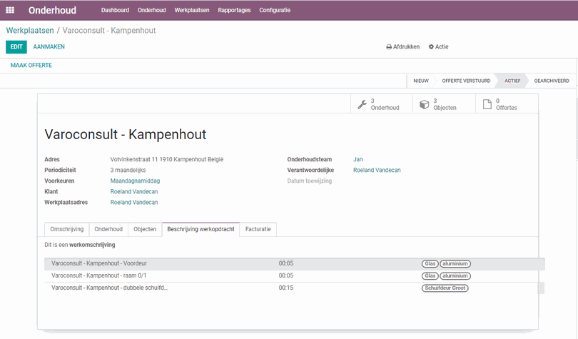 Odoo • Tekst en afbeelding